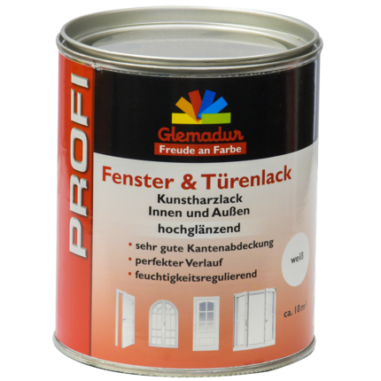 Fenster und Türenlack Matt 0,75 l | Lagerhaus Salzburg